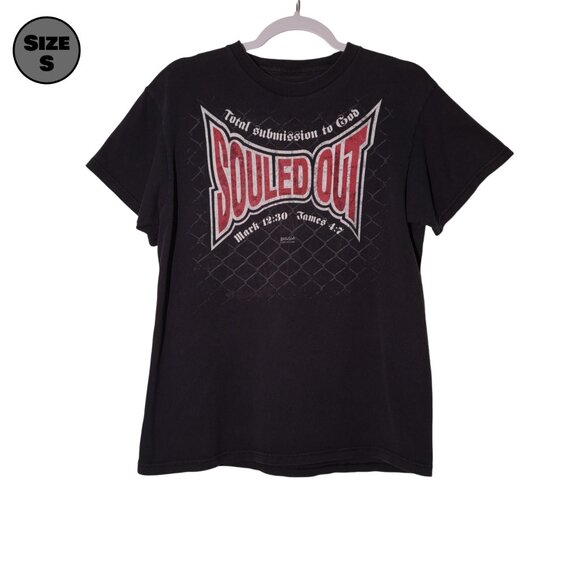 Souled Out: Submission to God USED Shirt (FADING, S, Y2K, 2009, Jesus, Kerusso) - Picture 1 of 7